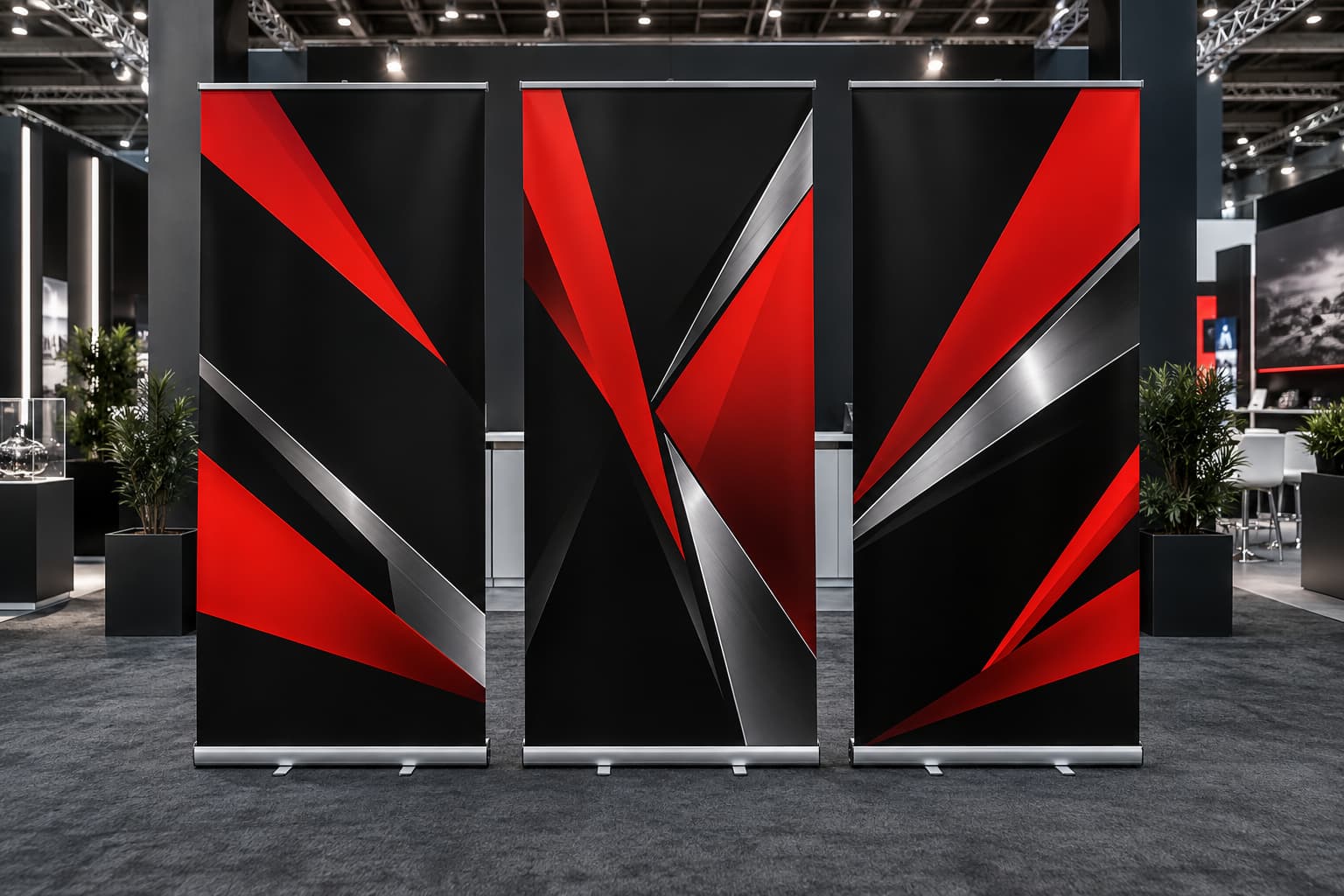 Roll Up Stands — illustrative concept visualisation